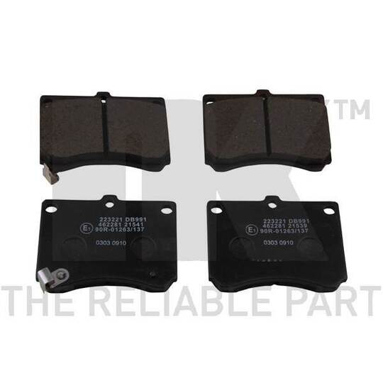 223221 - Brake Pad Set, disc brake 