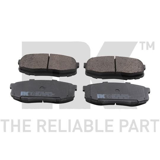 2245106 - Brake Pad Set, disc brake 