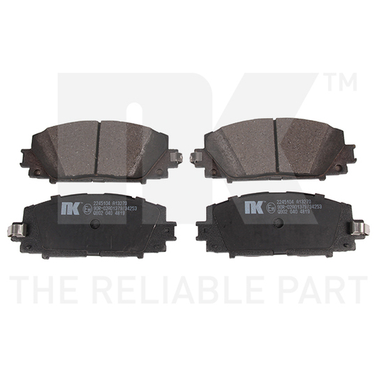 2245104 - Brake Pad Set, disc brake 