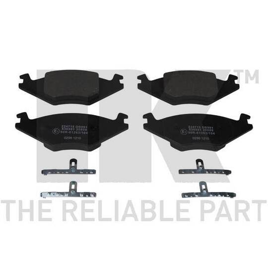 224715 - Brake Pad Set, disc brake 