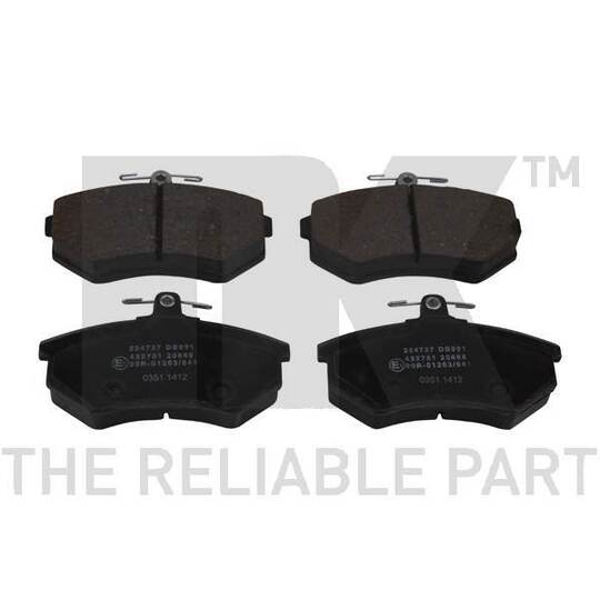 224727 - Brake Pad Set, disc brake 