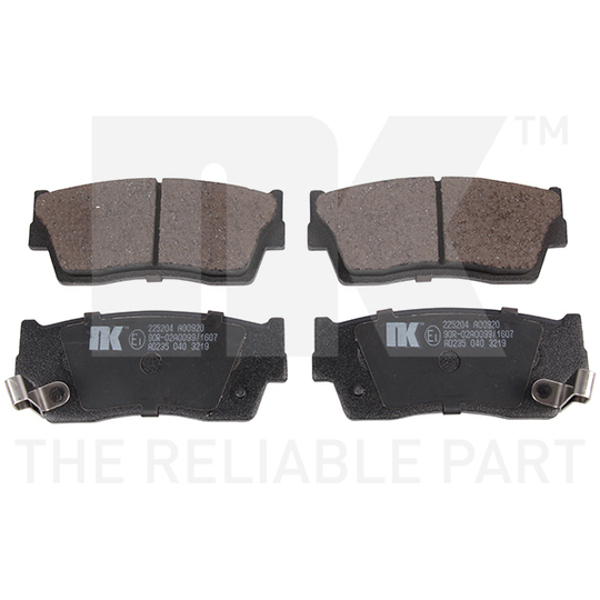 225204 - Brake Pad Set, disc brake 