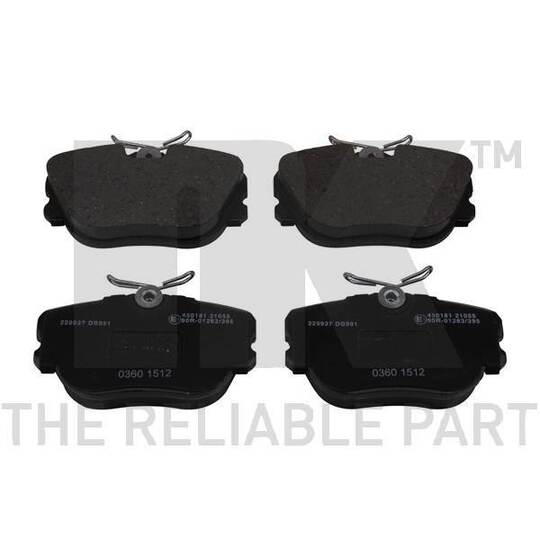 229937 - Brake Pad Set, disc brake 