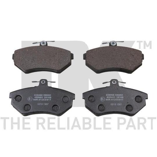 229968 - Brake Pad Set, disc brake 