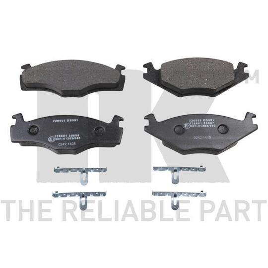 229969 - Brake Pad Set, disc brake 