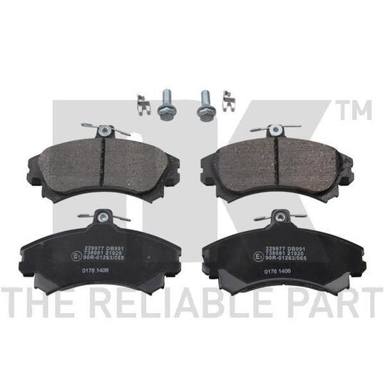 229977 - Brake Pad Set, disc brake 