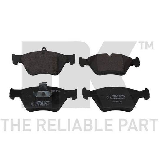 229978 - Brake Pad Set, disc brake 