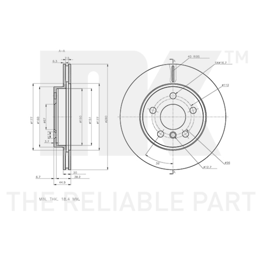 3115125 - Brake Disc 