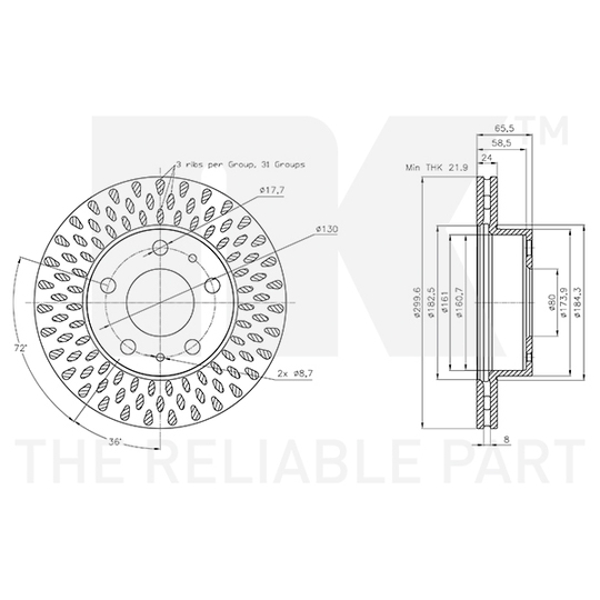 311943 - Brake Disc 