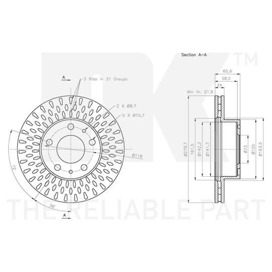 311941 - Brake Disc 