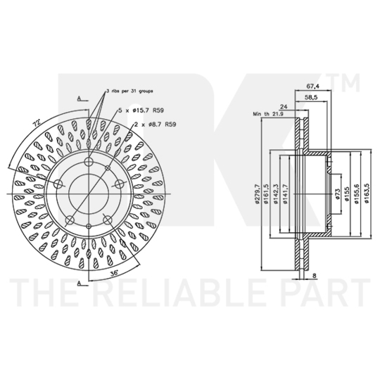 311960 - Brake Disc 