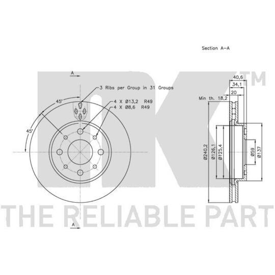 312343 - Brake Disc 