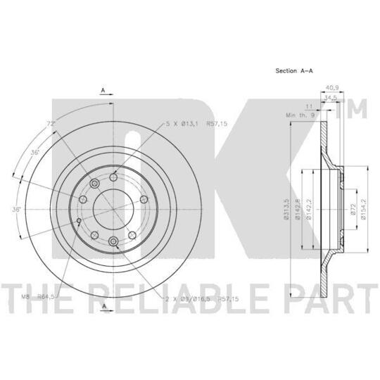 313265 - Brake Disc 