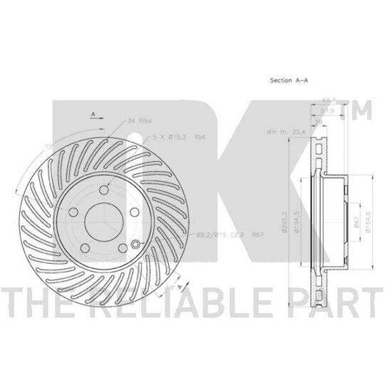 3133100 - Brake Disc 