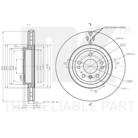 3133140 - Brake Disc 