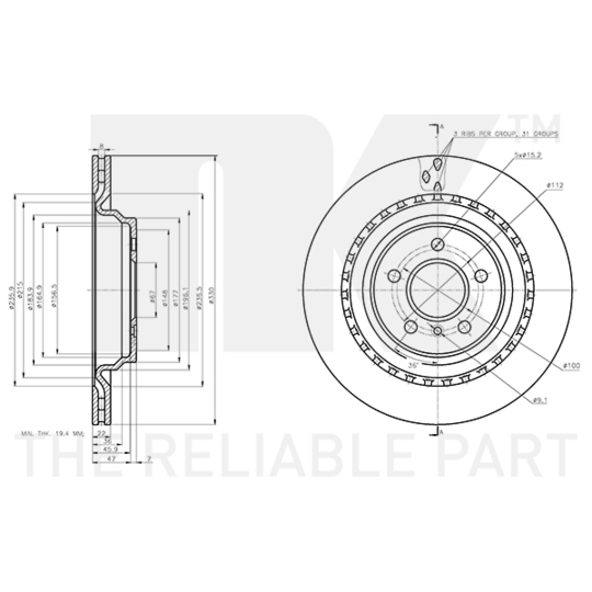 3133144 - Brake Disc 