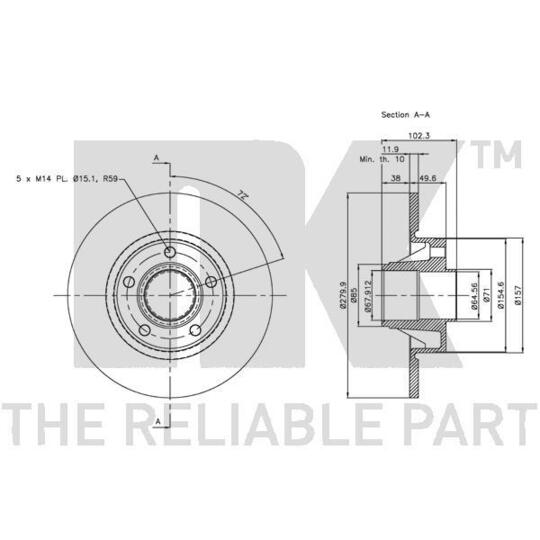 313647 - Brake Disc 