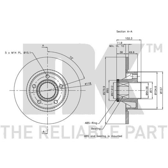 313658 - Brake Disc 