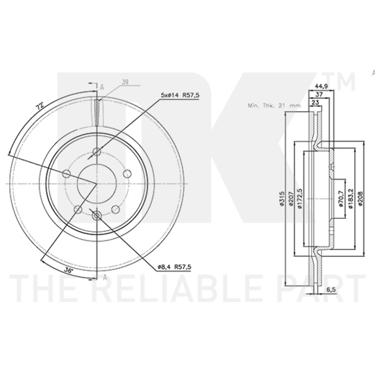 313690 - Brake Disc 