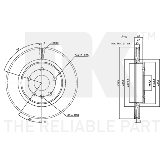 313688 - Brake Disc 