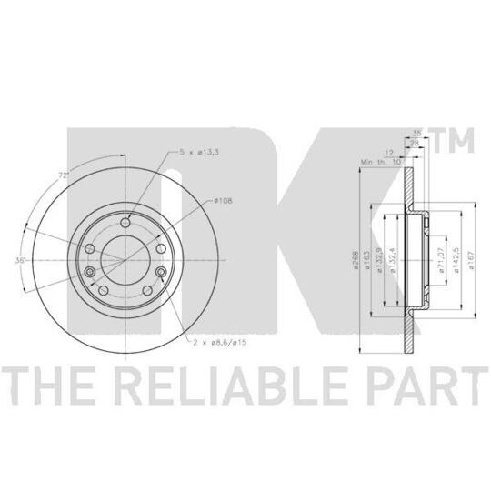 313749 - Brake Disc 