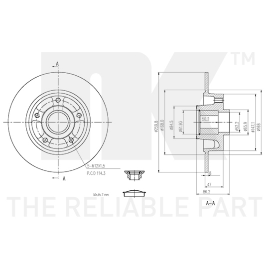 3139103 - Brake Disc 