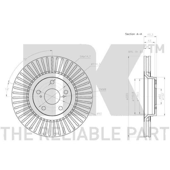 3145129 - Bromsskiva 