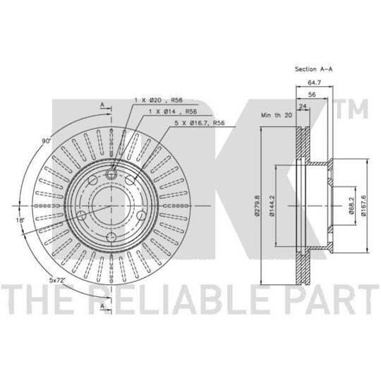 314733 - Brake Disc 