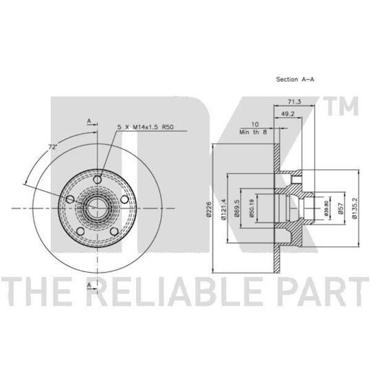 314736 - Brake Disc 