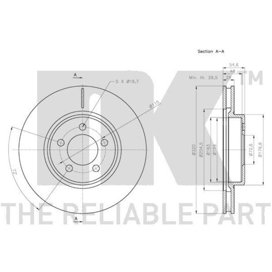 319320 - Brake Disc 