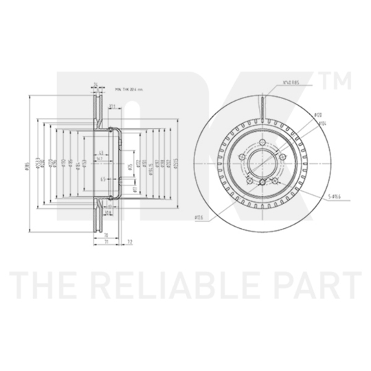 3415112 - Brake Disc 