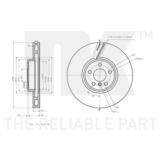 3415127 - Brake Disc 