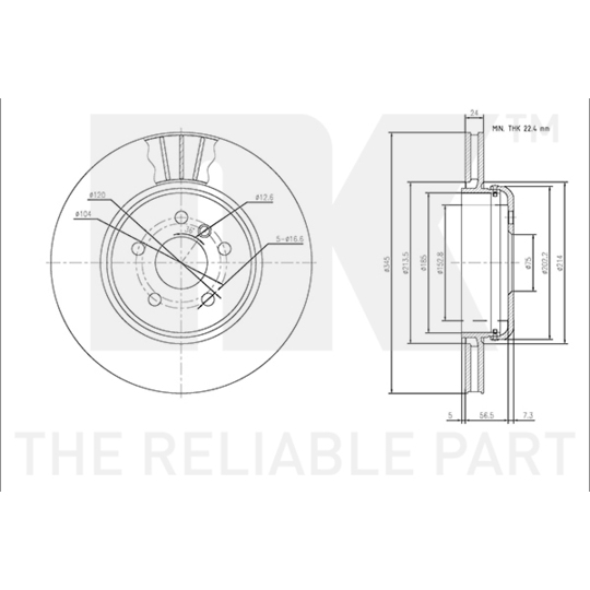 341594 - Brake Disc 