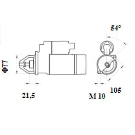 MS 1142 - Startmotor 