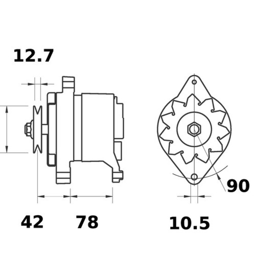 MG 588 - Alternator 