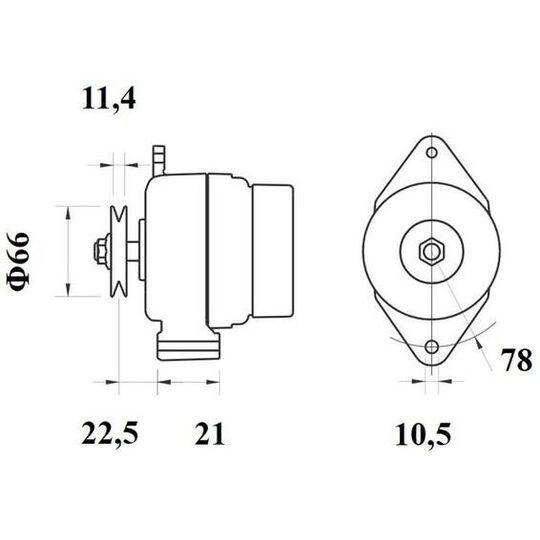 MG 1150 - Alternator 