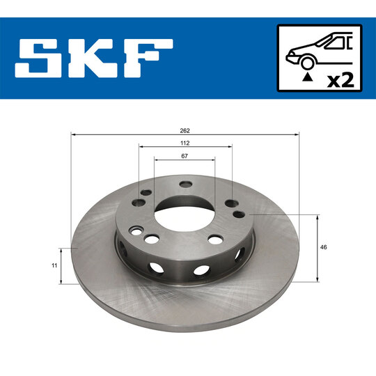 VKBD 80363 S2 - Brake Disc 