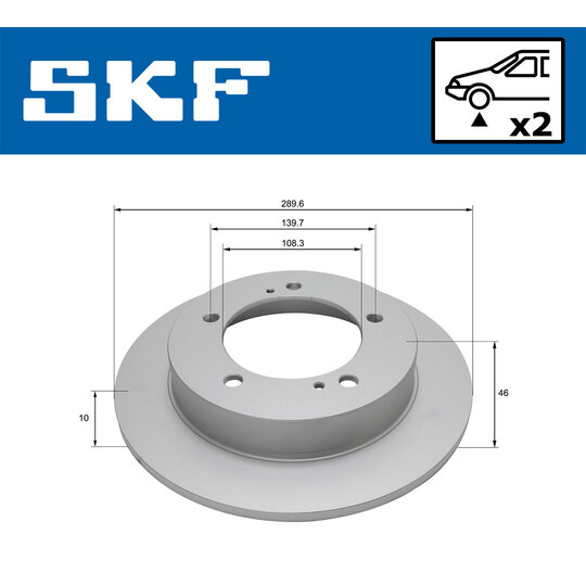 VKBD 80468 S2 - Brake Disc 