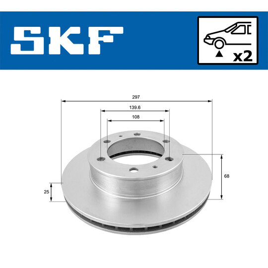 VKBD 80346 V2 - Brake Disc 