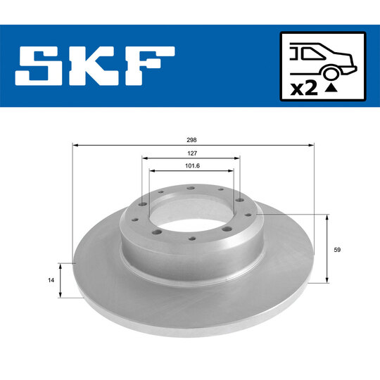 VKBD 91159 S2 - Brake Disc 