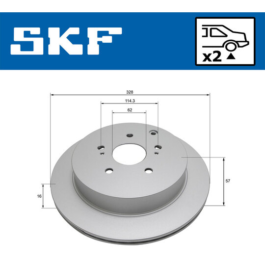 VKBD 91059 V2 - Brake Disc 