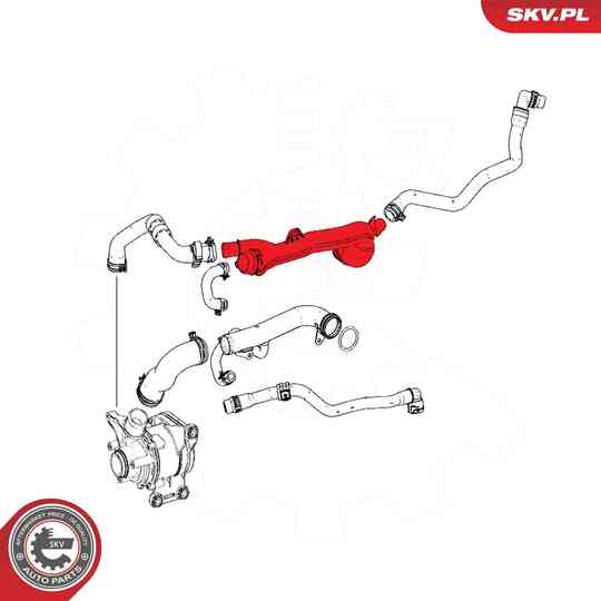 54SKV820 - Coolant Tube 