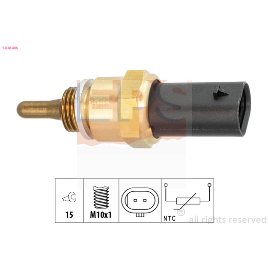 1.830.406 - Sensor, oljetemperatur 