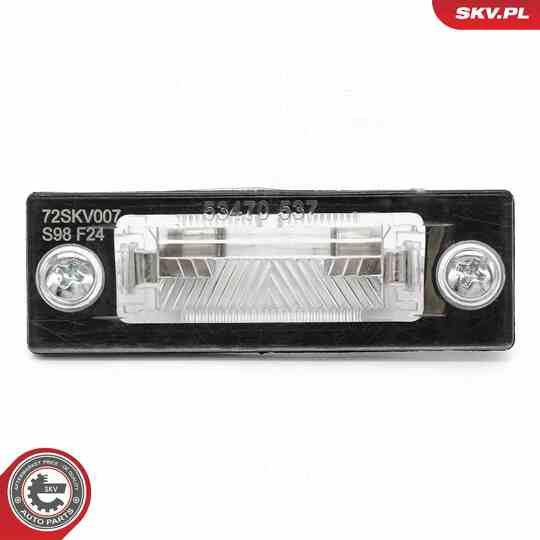 72SKV007 - Licence Plate Light 