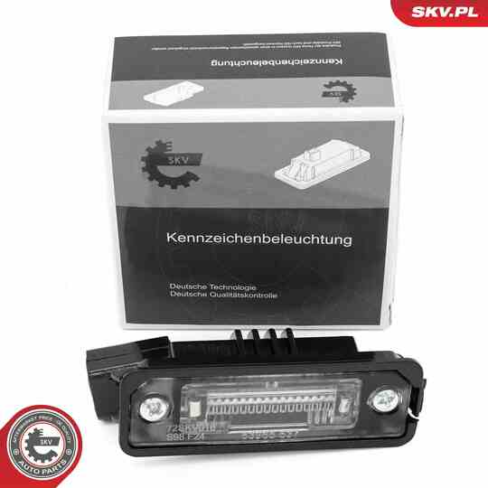 72SKV016 - Licence Plate Light 