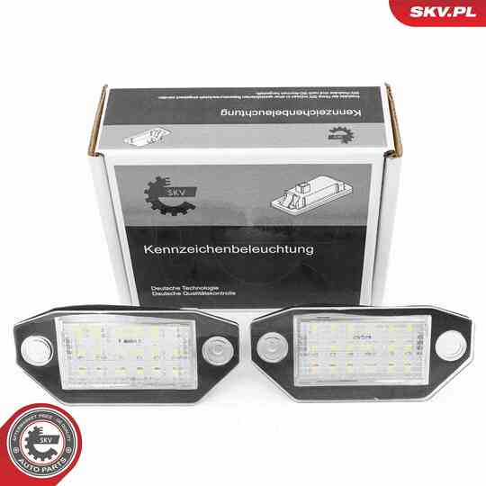 72SKV536 - Licence Plate Light 