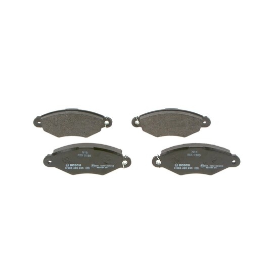 0 986 495 235 - Brake Pad Set, disc brake 