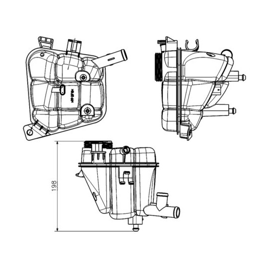 CRT 231 000S - Expansion Tank, coolant 