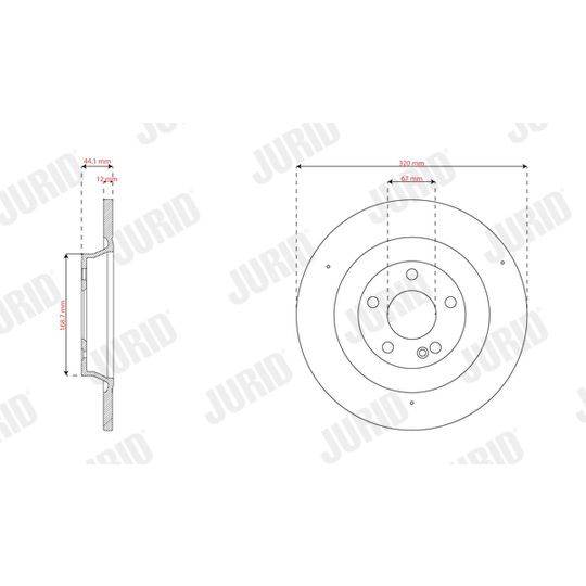 563645JC - Brake Disc 