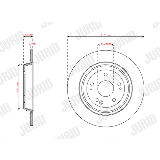 563835JC - Brake Disc 